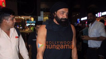 Photos: Bobby Deol, Divya Khosla Kumar and Gauahar Khan snapped at the airport