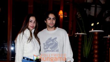 Photos: Malaika Arora and Arhaan Khan snapped outside Gigi restaurant in Bandra