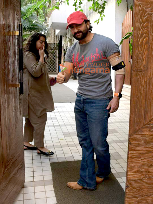 Photos: Saif Ali Khan spotted at Siddharth Anand’s office in Bandra