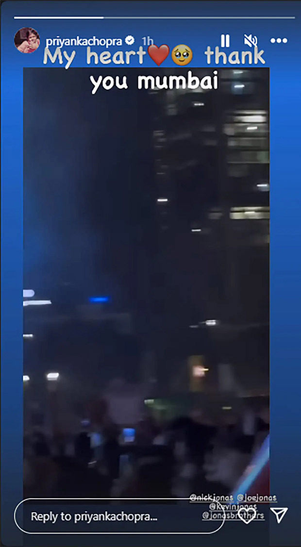 Priyanka Chopra gives sweet reaction to Mumbai crowd chanting ‘Jiju’ for Nick Jonas during Jonas Brothers’ Lollapalooza India 2024 performance, watch