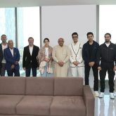 Ranbir Kapoor, Sara Ali Khan, Kartik Aaryan, Karan Johar, Ayushmann Khurrana pose with Gujarat Chief Minister Bhupendra Patel, see photos