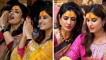 Raveena Tandon visits the Somnath Mahadev temple with daughter Rasha Thadani ahead of the release of her show Karmma Calling