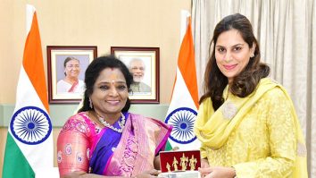 Upasana Konidela meets Governor of Telangana Tamilisai Soundararajan; discusses potential collaboration for tribal welfare in Telangana