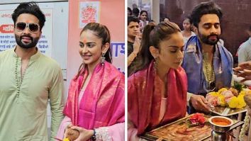 Rakul Preet Singh and Jackky Bhagnani seek blessings at Siddhivinayak temple ahead of wedding day; watch