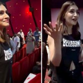 Kriti Sanon delights fans with surprise visit at Teri Baaton Mein Aisa Uljha Jiya screening; watch