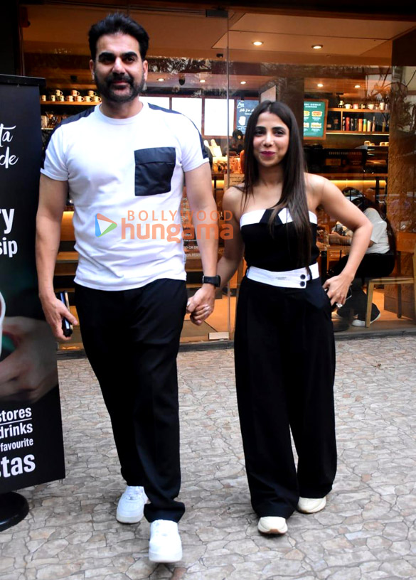 Photos: Arbaaz Khan and Sshura Khan snapped in Bandra