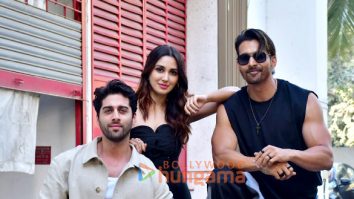 Photos: Harshvardhan Rane, Nikita Dutta, Ehan Bhat snapped during Dange promotions