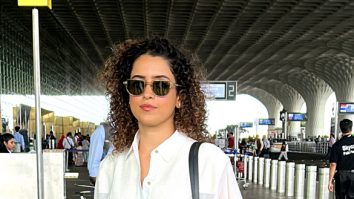 Photos: Sanya Malhotra, Riteish Deshmukh, Karan Johar and others snapped at the airport