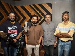 Suriya starts dubbing for Siva directorial Kanguva Suriya starts dubbing for Siva directorial Kanguva
