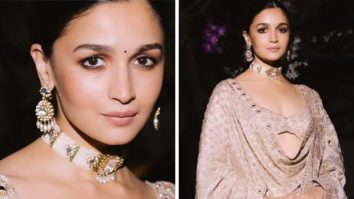 Alia Bhatt is serving right wedding guest goals in stunning Arpita Mehta’s golden lehenga at Anant Ambani-Radhika Merchant’s pre wedding festivities