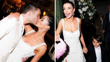 Amy Jackson and Ed Westwick twin in white as they celebrate engagement with a grand dinner party: “Surrounded by our families and friends”