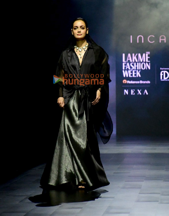Photos: Dia Mirza turns showstopper for Lakme Fashion Week 2024 Photos: Dia Mirza turns showstopper for Lakme Fashion Week 2024