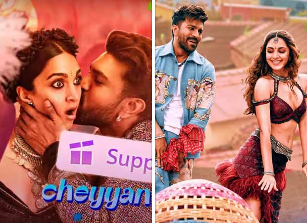 Game Changer Ram Charan kisses Kiara Advani in first dance number ‘Jaragandi’, watch