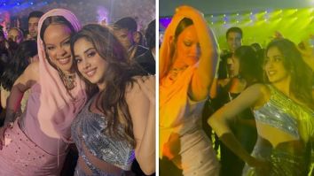 Janhvi Kapoor making Rihanna groove to ‘Jhingaat’ at Anant Ambani and Radhika Merchant’s cocktail night is a viral moment