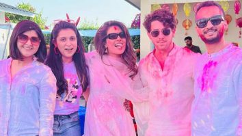 Mannara Chopra shares photos of her Holi celebration with ‘Mimi Di’ Priyanka Chopra and ‘jiju’ Nick Jonas; see pics