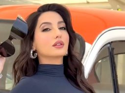 Nora Fatehi looks extremely chic and classy in this BTS look from Madgaon Express