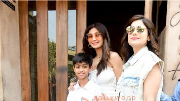 Photos: Shilpa Shetty, Raj Kundra and Shamita Shetty snapped at Bastian in Bandra