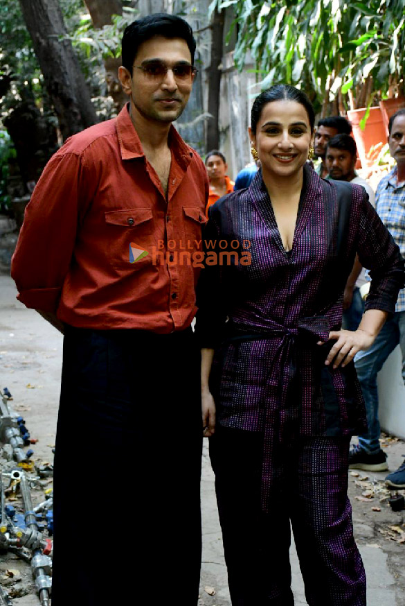 Photos: Vidya Balan and Pratik Gandhi snapped at the promotions of Do Aur Do Pyaar at Krome studio in Bandra Photos: Vidya Balan and Pratik Gandhi snapped at the promotions of Do Aur Do Pyaar at Krome studio in Bandra
