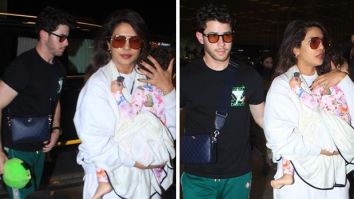 Priyanka Chopra Jonas and Nick Jonas turn protective parents to daughter Malti as they return to the US; watch