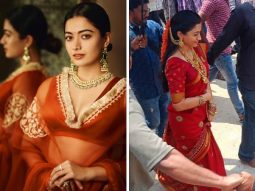 Rashmika Mandanna dresses in beautiful red saree and temple jewellery for Pushpa 2: The Rule; photo goes viral
