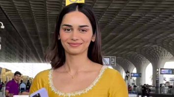 That smile! Manushi Chhilar flaunts her cute dimples as she gets clicked at the airport