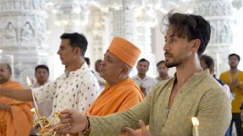 Bade Miyan Chote Miyan stars Akshay Kumar, Tiger Shroff seek blessing at BAPS Hindu Mandir in Abu Dhabi, watch