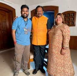 On The Sets Of The Movie Dharamraobaba Atram