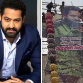 Jr. NTR's 41st birthday surprise Live-size poster unveiled in Hyderabad to kick off celebrations