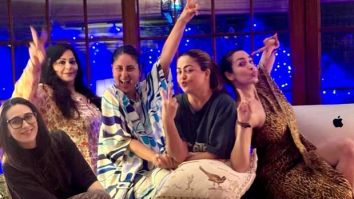 Kareena Kapoor Khan parties with her original ‘Crew’ Karisma Kapoor, Malaika Arora and the squad; see pics