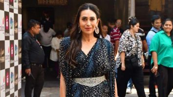 Eternal beauty Karisma Kapoor gets clicked in this ravishing saree