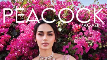 Manushi Chhillar on the cover of Peacock Magazine