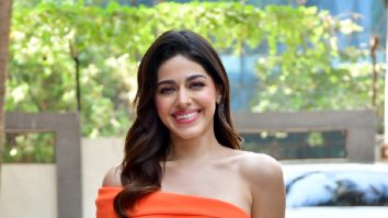Photos: Alaya F, Jyothika and producer Nidhi Hiranandani spotted promoting their upcoming film Srikanth at T-Series office