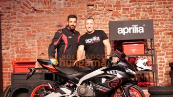 Photos: John Abraham snapped at Aprillia sports bike launch