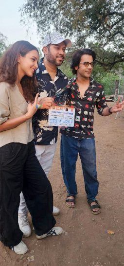 On the sets of Vicky Vidya Ka Woh Wala Video
