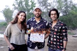 On the sets of Vicky Vidya Ka Woh Wala Video