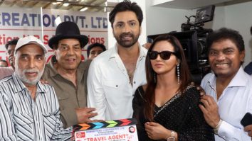 Dharmendra, Ranjeet & Johnny Lever grace the mahurat of Sonu Baggad’s debut film