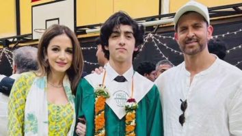 Hrithik Roshan and Sussanne Khan attend the graduation ceremony of their elder son Hrehaan together