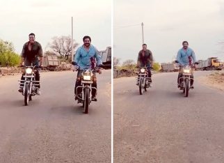 Jolly LLB 3: Akshay Kumar and Arshad Warsi go on a bike ride covered in blood as schedule comes to a wrap in Rajasthan, watch
