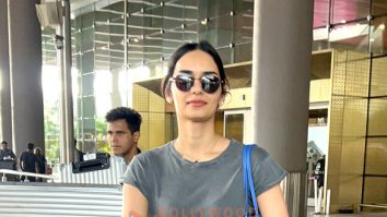 Photos: Manushi Chhillar, Kanika Kapoor and Kriti Sanon snapped at the airport