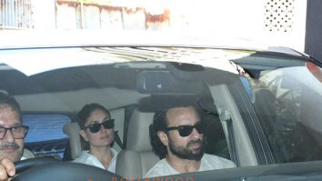 Photos: Saif Ali Khan, Kareena Kapoor Khan, Farhan Akhtar and others snapped at Ritesh Sidhwani’s mom’s funeral