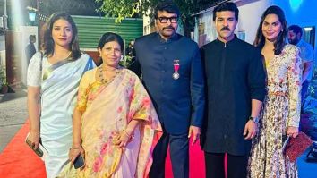 Ram Charan and Upasana Kamineni Konidela share videos as Chiranjeevi gets felicitated with Padma Vibhushan in New Delhi