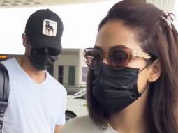 Shahid Kapoor hides his clean shaved look as he gets clicked with wife Mira Rajput