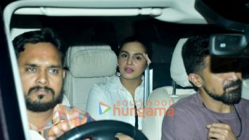 Photos: Huma Qureshi and Saqib Saleem arrive at Sonakshi Sinha’s residence