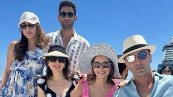 Karisma Kapoor shares stunning photo with Alia Bhatt and Ranbir Kapoor from Ambani cruise