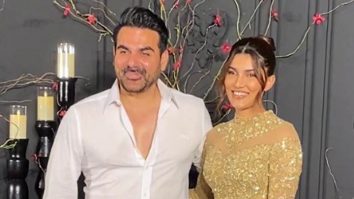 Alizeh glitters in gold with Arbaaz Khan at Sonakshi Sinha & Zaheer Iqbal’s reception