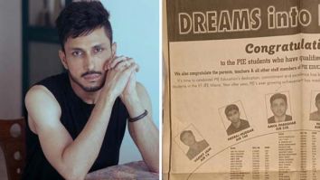 Amol Parashar shares throwback photo of being selected for IIT-JEE after he comes across a newspaper article