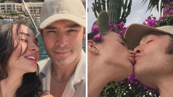 Amy Jackson soaks up the sun; shares kisses with fiancé Ed Westwick during Sicily vacation, see pics