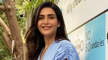 Happy soul! Karishma Tanna looks beautiful in a baby blue outfit