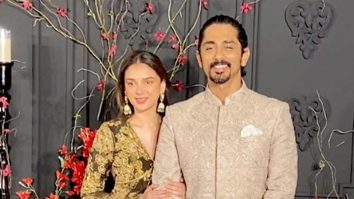 Made for each other! Aditi Rao Hydari & Siddharth pose at Sonakshi Sinha & Zaheer Iqbal’s reception