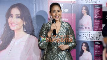 Photos: Manisha Koirala unveils the latest cover of the lifestyle magazine Society Achievers